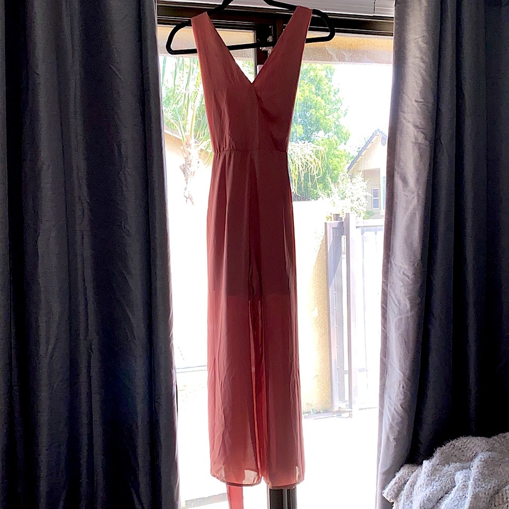 Orange/Pink jumpsuit